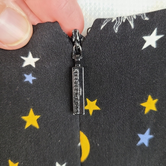 Karl Lagerfeld Paris Puff Sleeve Celestial print dress size 6 - Picture 14 of 16